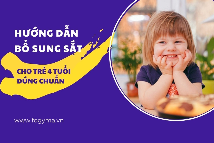 Hướng dẫn bổ sung sắt cho trẻ 4 tuổi đúng chuẩn 1