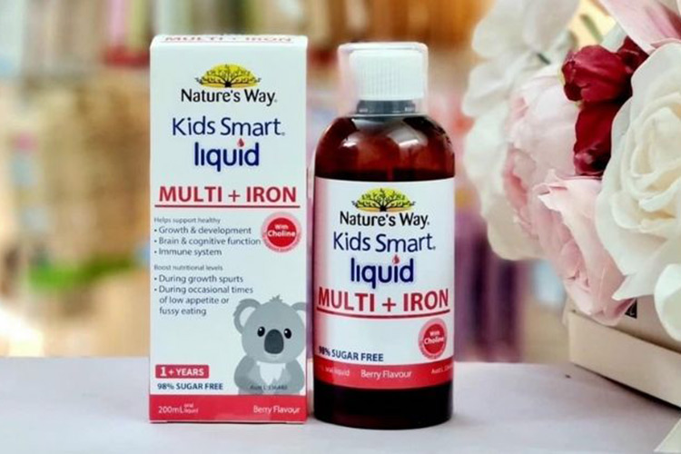 2. Nature's Way Kids Smart Multi Iron Liquid 1