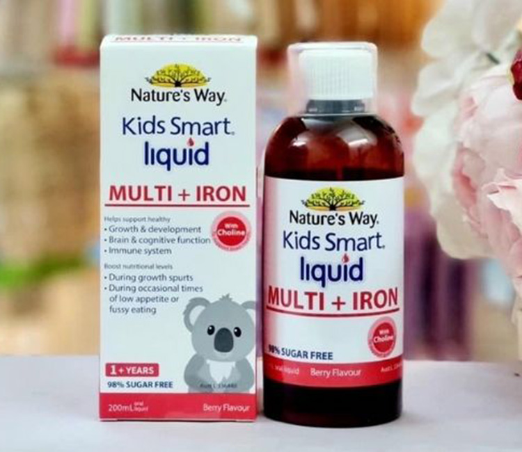 5. Bổ máu Nature’s Way Kids Smart Multi Iron Liquid 1