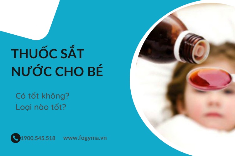 Sắt nước cho bé có tốt không? Loại nào tốt? 1