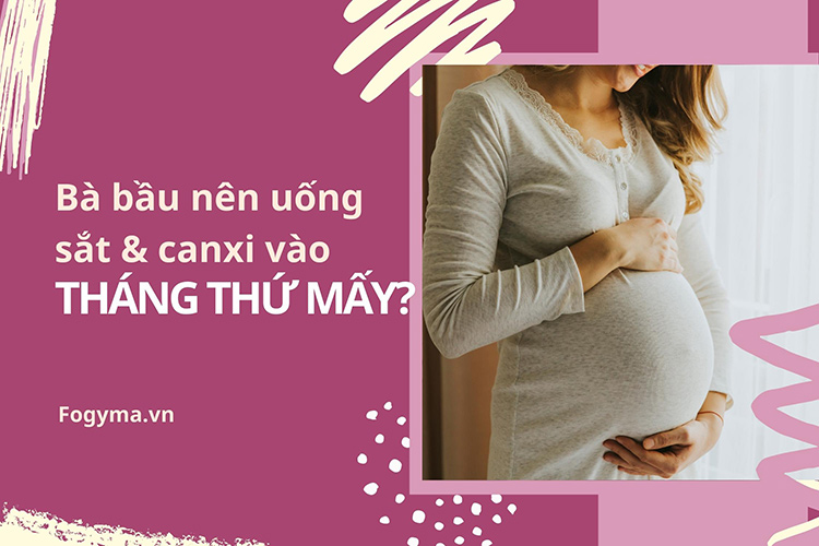 [Giải đáp] Bà bầu uống sắt và canxi vào tháng thứ mấy là tốt nhất? 1