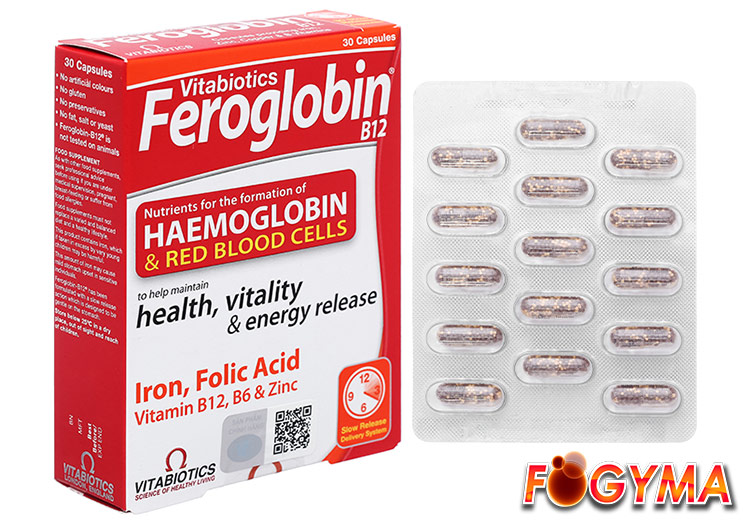 4. Viên sắt Vitabiotics Feroglobin B12 1