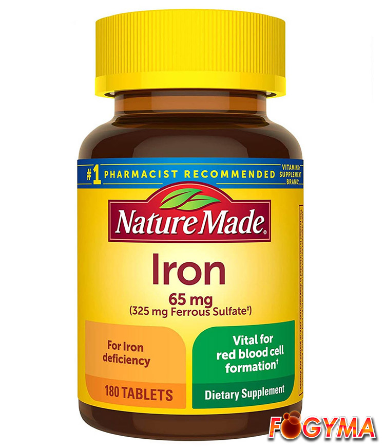 8. Viên uống Nature Made Iron 1