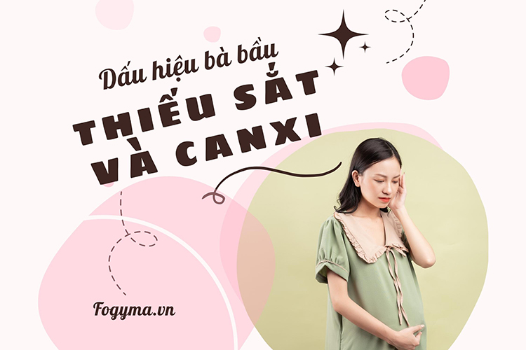 Dấu hiệu bà bầu thiếu sắt và canxi giúp nhận biết chính xác! 1