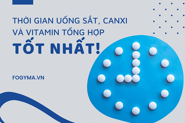 Thời gian uống sắt canxi, vitamin tổng hợp tốt nhất cho mẹ 1