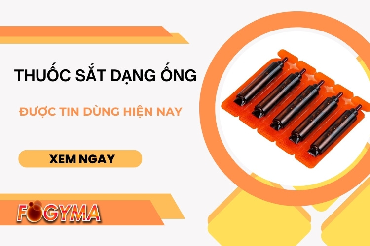 Top 4 loại thuốc sắt dạng ống bổ sung sắt, giảm nguy cơ thiếu máu 1