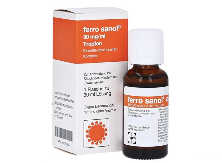 4. Sắt hữu cơ Ferro Sanol Tropfen 1