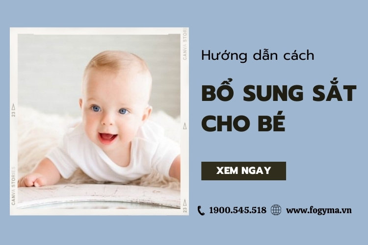 [Hướng dẫn chi tiết] về cách bổ sung sắt cho bé 1