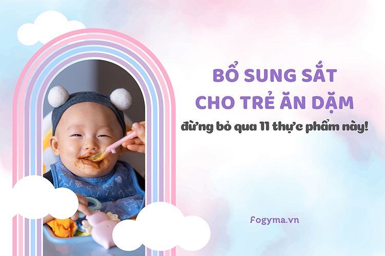 Bổ sung sắt cho trẻ ăn dặm: Top 11 thực phẩm 